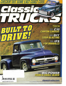 CLASSIC TRUCKS 2012 OCT - C10, SODA BLASTING, '56 F100, '63 SUBURBAN, '54 CHEVY*